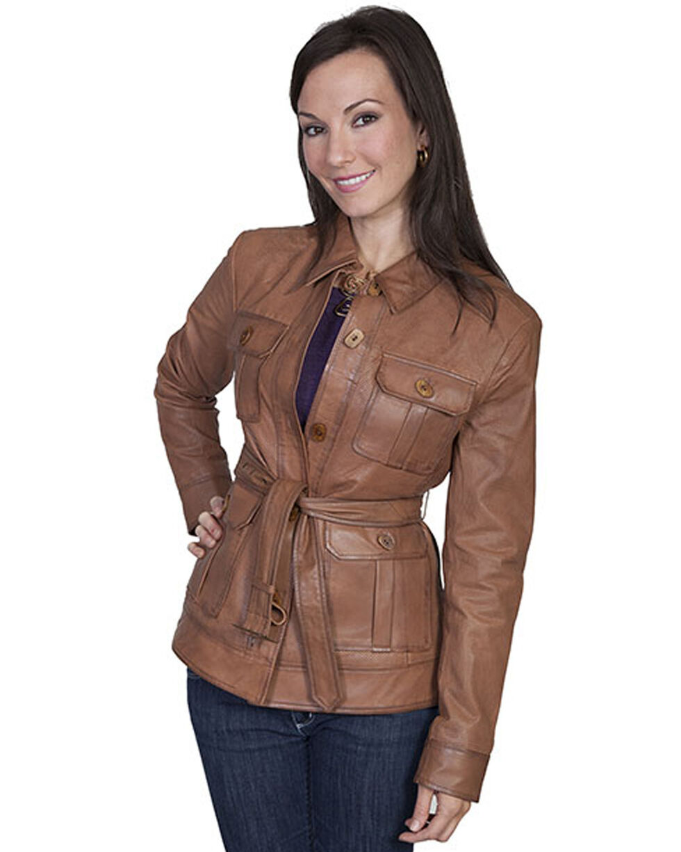 L331 Scully Womens Leatherwear by Blue Lamb Leather Jacket 